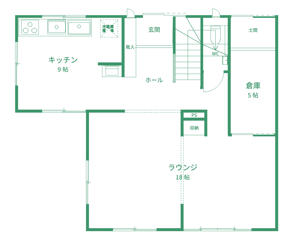 Facility 1F Floor Plan