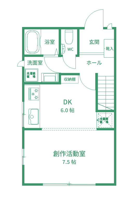 B-101 Floor Plan